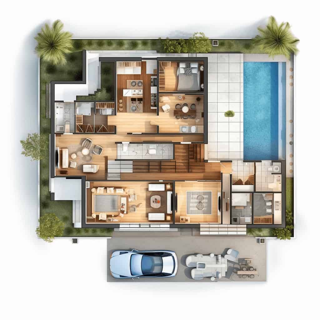 תוכנית אינסטלציה לבית פרטי